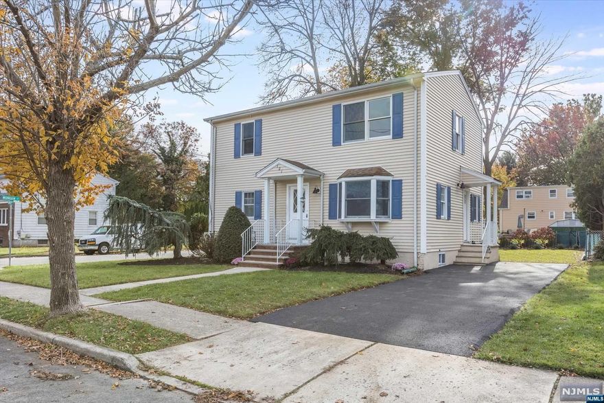 Totally Renovated Colonial New Eat-in-Kitchen with Center Island, High Hats, Stainless steel appliances, Quartz counter tops, Subway tile backsplash, Tile floor & Door Leading to Side of Home. Living room, Dining room, Bedroom and Full Bath on main level. 2nd floor offers of 3 Bedrooms, Full Bath with stall shower and double vanity. Basement is unfinished with laundry hookups and plenty of storage. Newly paved driveway leads to Level Backyard. Home is close to transportation, highways, Dinning and shopping. A must See!!