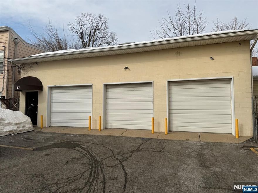 1,200 SQft office included three good size car garage /half bath , (approximately 2,000 SQft) can be use for any kind business â€¦. Office offers :two good size rooms ,kit, full bath , storage area ,central A/C . Gas Heat .Tenants pays all utilities . Near to shopping center ,train station ,major Highways â€¦