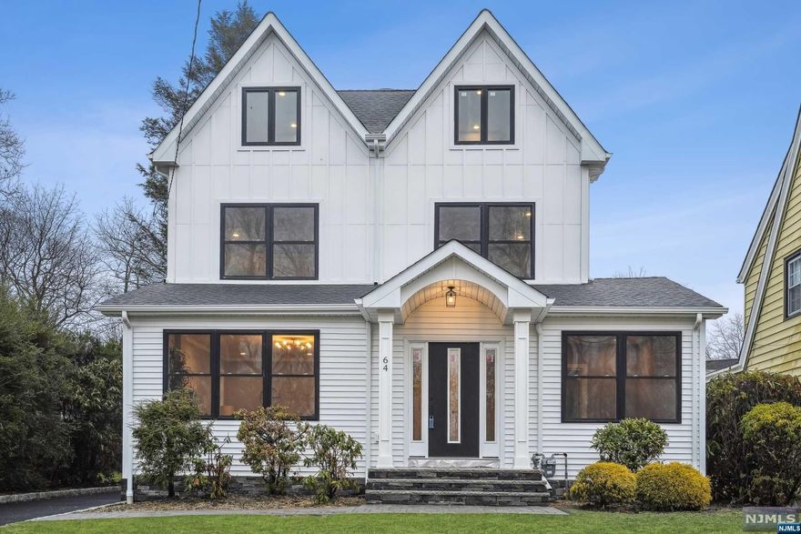 Stunning custom-built 5 bedrooms, 4 full bathrooms and 2 half bathrooms colonial with approx 3600 sqft of living space in the best location of the best town! The first floor of this home boasts a spacious open floor plan, a 1st-floor bedroom with an en-suite bath, one half bath, Livingroom, a family room, and a formal dining room, The kitchen is complete with high-end Jennair appliances, a center island, quartz counters, and custom cabinets. The 2nd floor is home to two bedrooms, a laundry room, and a luxurious master suite with his and hers walk-in closets. The 3rd floor has one bedroom, one full bath, and a recreation area. The basement is fully finished with a rec room and a half bath. All built-in closets throughout the house. EV connection is ready in the garage. Walking distance to schools and train station to NY CITY! Must see!!!