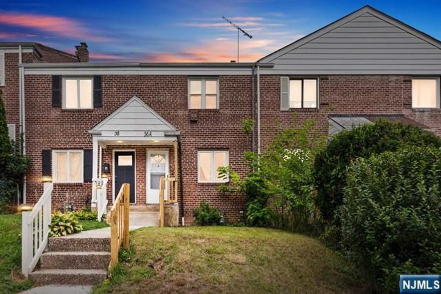 Welcome to 36A Melmore Gardens in East Orange! This beautifully renovated 2-bedroom, 2-bathroom home features a finished basement that can serve as a third bedroom. Enjoy the open-concept kitchen and living room, perfect for modern living, with 900 sqft of space. The kitchen boasts white granite countertops, a breakfast bar, and all-new stainless steel appliances, including a dishwasher. Natural light floods the home, enhanced by recessed lighting throughout. Stay comfortable year-round with central A/C and heating controlled by a Nest thermostat. Conveniently equipped with washer and dryer units, this home also offers a private backyard redesigned with turf and private parking in the back. Located within an hour of NYC Port Authority and World Trade Center, and just a few minutes' walk to the bus stop, this home is ideal for commuters. Don't miss out on this gem!