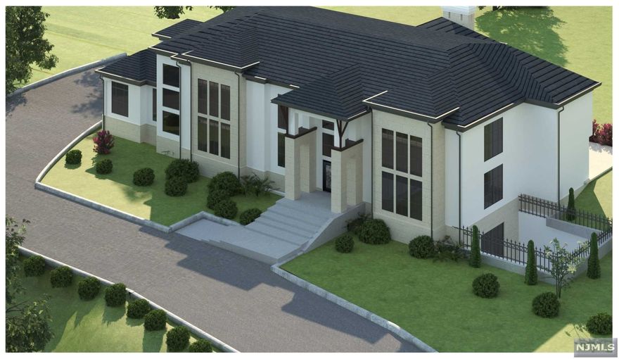 STUNNING NEW MASTERPIECE. Only 30 mins from NYC, nestled in the prestigious Brewster Estates, and surrounded by the stately homes of northern Bergen County, this new 7000sf smart Colonial home offers the ideal balance of charm, comfort and luxury for today's Live-Work-Play lifestyle. An elegant entrance leads to a 22' high foyer and a great room w/FP. The open floor plan flawlessly connects the vast LR, formal DR, and stunning imported Italian kitchen w/premium appliances, quartz countertops, large island, breakfast area, walk-in pantry and sliding doors to a private patio. Also on this floor: office, 2 half baths, and 3-car garage w/16' high ceiling and oversize glass doors. The 2nd floor has a lavish master suite, gorgeous master bath, and 2 XL WIC. Additionally, 4 BRs with 3 baths and WIC's, storage areas and a laundry room. Spectacular 3000sf basement with 10' high ceiling offers a cinema, game room, Gym, sauna, full bath, and a 2nd family room w/below-ground patio.