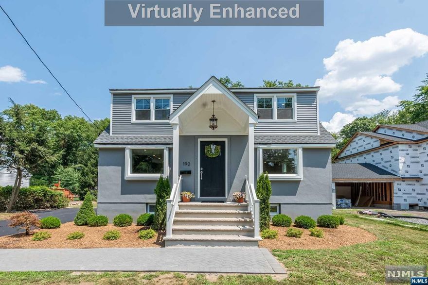 Completely renovated property in the beautiful town of Wyckoff. Hardwood floors throughout. Classic Cape Cod exterior has been updated with modern touches. Open concept first floor is perfect for entertaining. First floor primary bedroom includes walk-in closet and full bath. Kitchen includes all new stainless steel appliances, new cabinets, and new quartz counter tops. Neutral colors make this home perfect to add your personal touches. Partially finished basement includes laundry room and separate storage room. Central air. Large backyard with new deck and potential to build garage. Ample parking. Close to town park, school, train station, and center of town.