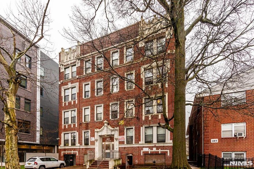 This superb investment FOUR story brick 26 UNIT building offering 15 one bedroom units and 11 two bedroom units is nestled in prime location, surrounded by many new constructions as large redevelopments are happening very quickly in this vicinity. Property is well maintained. Boiler and hot water heater under 5 years old. Elevator 2006, roof redone multiple times since ownership, last update 2018. Most rentals are below market value and have much more potential. 4 units are in process of renovation, will be rented during contract at new market value. ALL units have been renovated in full 20 years ago, and many were renovated prior to getting re-rented. All units are in great condition. Super on premises. Security cameras are all in place and included in the sale. Located few mins from the train station and nestled between the Garden State Parkway and Route 280, super convenient! Most rentals are below market value. The current income is great, and the potential income is hard to pass! Call for details!