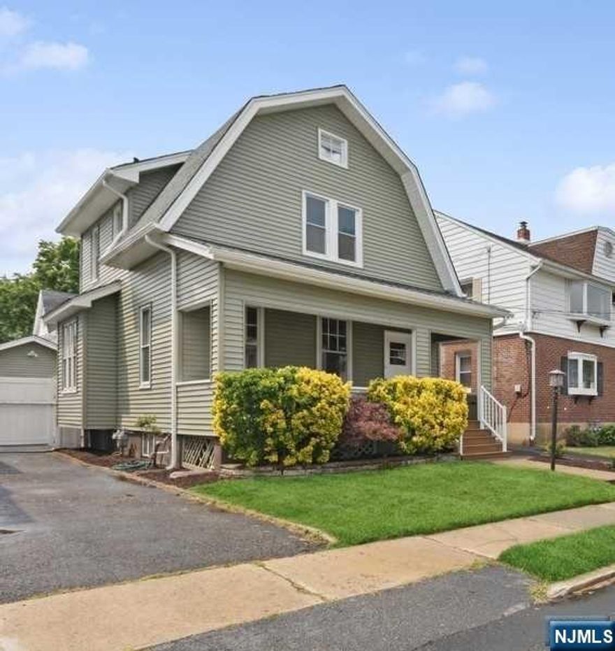 Welcome home to this bright & move-in ready 3 bedroom/ 1.5 bathroom Colonial with a sweet lemonade porch! It has been freshly painted throughout and updated with a new roof, new siding, new water heater, and refinished hardwood floors. Eat-in kitchen with Quartz Countertops-Gourmet Range-Stainless Steel Appliances-High Ceilings-Easy First Floor Flow. Fenced in Yard with Deck- Terrific 2 Car Garage with New Garage Doors too! This home is conveniently located close to schools, shops, parks, and public transportation. Don't miss this opportunity to own this lovely home in a desirable neighborhood! SHOWINGS BEGIN Thursday July 6th