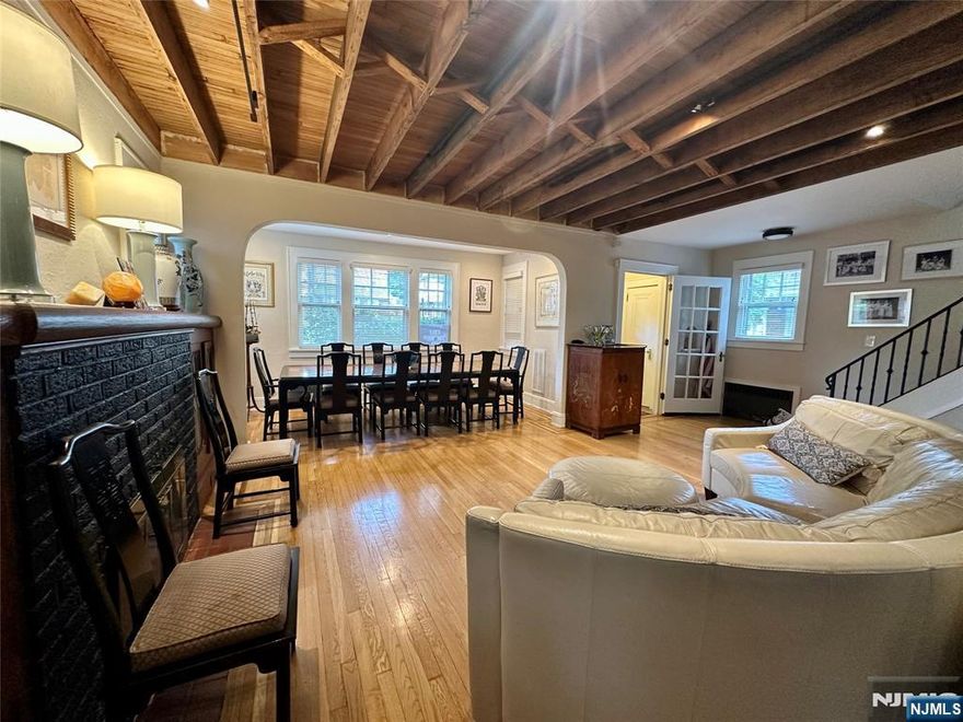 Updated four bedroom colonial available for rent in prime central Teaneck location. First floor features formal living room with fireplace that leads into the dining room. Renovated kitchen with breakfast area that overlooks deck and backyard. Upstairs is a master bedroom/master bathroom plus an additional two bedrooms and full bathroom. Attic has the fourth bedroom. Basement is full finished with rec room with egress window plus two more rooms that can be home offices. Full bathroom and utility room. Located near houses of worship, parks and transportation.