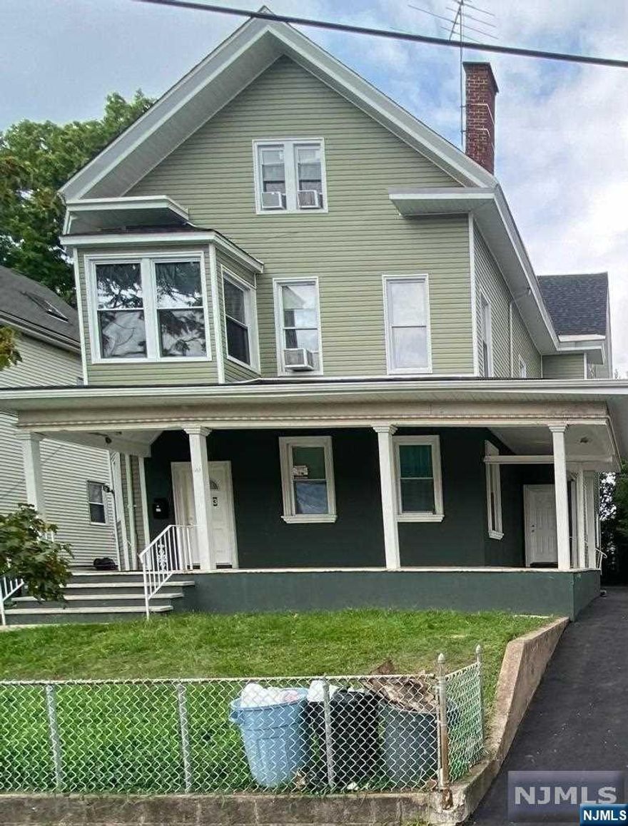 This three-family house on Park Ave in Paterson offers three separate units, each with its own comfortable setup. Two of the units have two bedrooms and one bathroom, providing cozy living spaces. The third unit stands out with three bedrooms and two bathrooms, offering a bit more room for its occupants. Additionally, the house features a finished basement, perfect for extra storage or as an added living area. With a garage included, there's convenient parking and extra space for storage. Its prime location in the heart of Park Ave in Paterson makes it an accessible and convenient spot, close to shops, schools, parks, and houses of prayer for residents to enjoy nearby amenities.