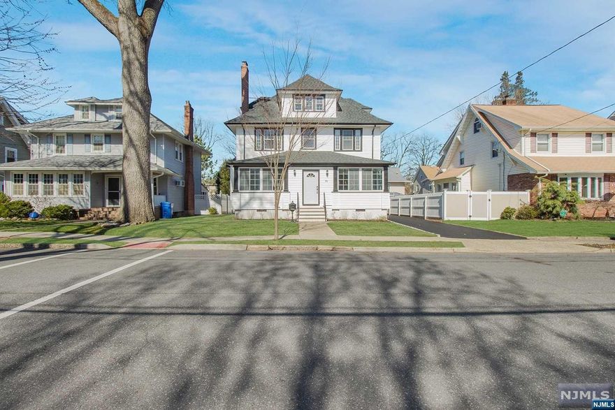 This stunning four-bedroom, four-bathroom home was completely and meticulously renovated in 2024, offering modern luxury and timeless charm. As you step inside, you will be greeted by a spacious, inviting four-season room where you can sit back and enjoy the morning breeze while you enjoy your coffee. As you enter the home, 9 ft ceilings greet you throughout the first floor, and a chef's dream kitchen, perfect for preparing delicious meals and entertaining guests. The open layout of the kitchen flows seamlessly into the dining and living areas, making it the ideal space for hosting dinner parties or spending quality time with loved ones. This home also offers a multi-generational space, perfect for accommodating family or guests. The second floor boasts four spacious bedrooms, providing plenty of room for your family. The third floor is home to the luxurious primary suite with a spa-like bathroom and walk-in closet. While the entire third floor is your primary bedroom.