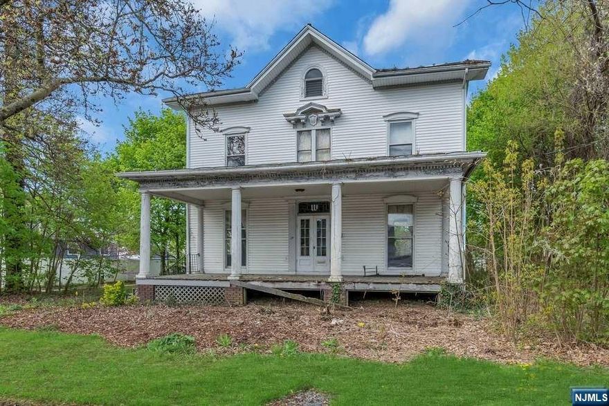 FANTASTIC OPPORTUNITY FOR BUILDERS INVESTORS *PLEASE NOTE IN CURRENT STATE HOME IS UNINHABITABLE* This historic home in Washington NJ is a remarkable opportunity for anyone interested in owning a piece of history. The property offers excellent potential for renovations, and its unique features make it an attractive option for those looking to use it for commercial purposes. Perfect for an accountant, lawyer and many other businesses. The property's 4 Bedroom/4 Full baths make it ideal for those seeking a spacious living area. The historic character of the home adds a touch of charm and grandeur that cannot be found in modern homes. Additionally, the property's location in Washington NJ is desirable due to its proximity to local amenities, such as restaurants, shops, and entertainment options. This makes it a perfect location for those looking to establish a business or invest and renovate this home to bring it back to its former glory. *CASH OFFERS*