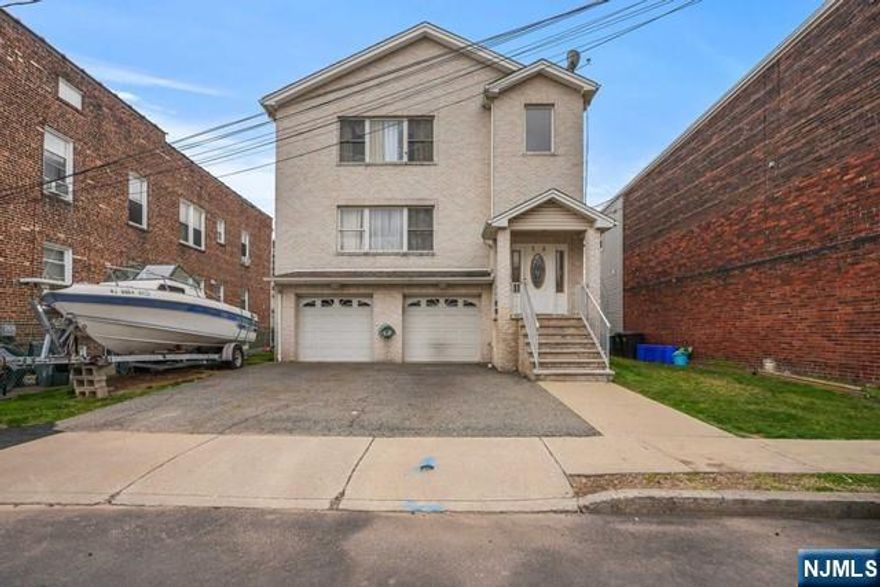 INVESTOR or OWNER OCCUPANTS, welcome to your 2-family dream home in Belleville NJ, with a potential for a 3rd unit! Live in one and rent the other, or both! 1st & 2nd Floor units have three bedrooms, two bathrooms, open concept living, 2 CAR GARAGE, balconies, and backyard. Top unit has a gas fireplace. Both units have master bedroom en suites and walk-in closets, recessed lighting available, hardwood floors, tile flooring in the kitchen and top unit and hallways have been painted & refreshed! This home is within minutes to the Branch Brook light rail station walking distance to the Silver Lake light rail station and conveniently located within minutes to public transportation, shopping establishment, parks and recreation areas!