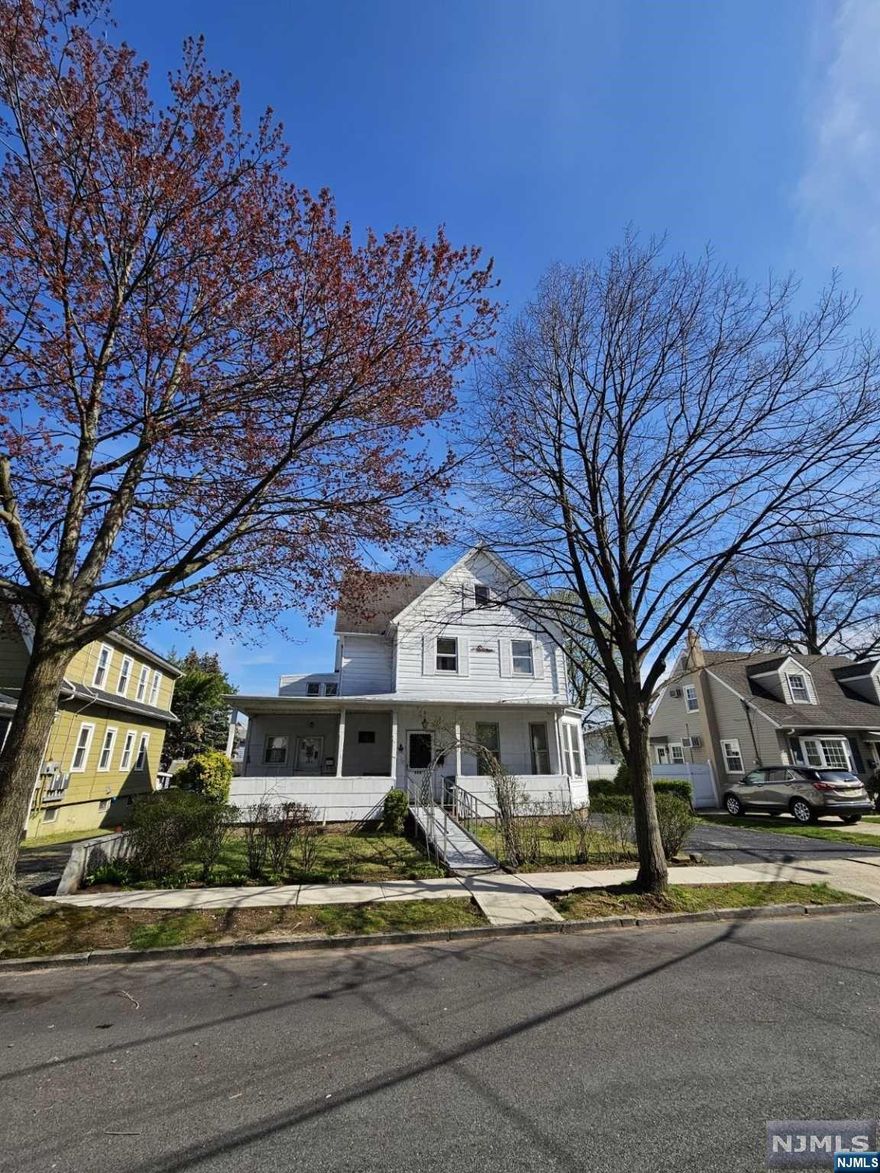 LARGE TWO FAMILY HOME ON A QUIET STREET IN KEARNY. MULTIPLE SPACIOUS BEDROOMS WITH BONUS ROOMS. 6 BED 2 BATH IN UNIT 1. 1 BED 1 BATH IN UNIT 2 -TENANT OCCUPIED ON A MONTH TO MONTH BASIS. WALK UP ATTIC. UNFINISHED BASEMENT WITH NEWER WASHER/DRYER. PRIVATE FENCED IN BACKYARD. OFF STREET PARKING FOR 5 CARS WITH CAR PORT. CLOSE TO RT 280, RT 21, GSP, GS TPKE AND 2 MILES TO THE HARRISON PATH STATION. ESTATE SALE BEING SOLD 'AS IS' SELLER IS NOT OFFERING CREDIT FOR ANY HAZARDS OR DEFECTS. BUYER IS RESPONSIBLE FOR OBTAINING CERTIFICATE OF OCCUPANCY. SHOWINGS LIMITED TO UNIT 2 - TENANT OCCUPIED.