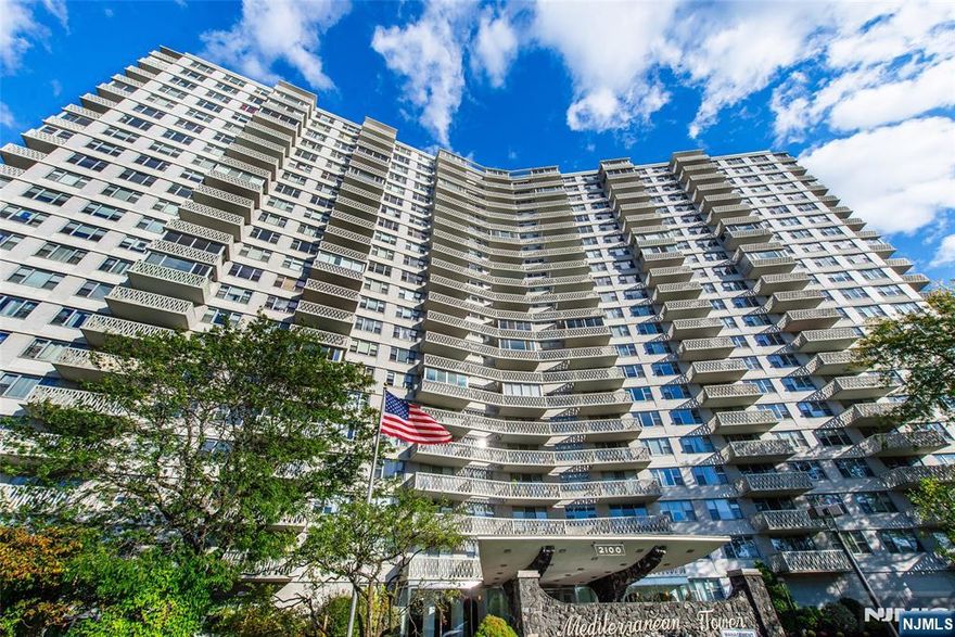 Southeast-facing, spacious 3-bedroom, 2-bath apartment with stunning NYC views from every room. This high-floor residence features a primary ensuite with a walk-in closet, two additional bedrooms, and a full bathroom. The formal dining room, generous living room offer ample space for entertaining. The kitchen is equipped with premium appliances, including a Wolf stove with BBQ grill, butcher block countertop, wine fridge, and refrigerator. Sizeable hallway closets. HOA fees include real estate taxes, heat, hot and cold water, and access to luxury amenities-including 24-hour concierge, pool,fitness center, and on-site parking. Ideally located in the heart of Fort Leeâ€”just a short walk to NYC buses, restaurants, and the Fort Lee Library. Sale is subject to Co-op Board approval.