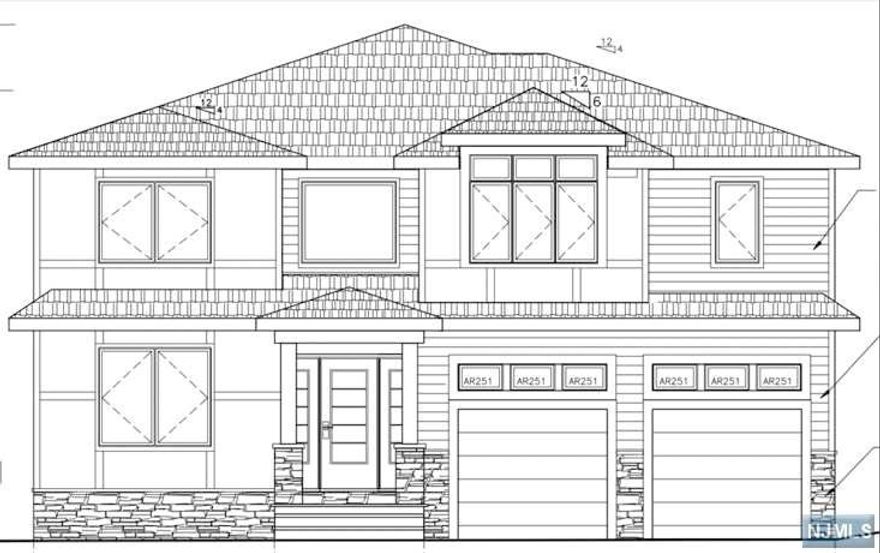 NEWLY built by RODAK HOMES. This 5 bedroom, 5.5 Bath home w approx. 4,620 sf of finished living space over 3 floors features 2 story foyer, formal LR w extensive Millwork, trim & custom tile throughout. Gorgeous hardwood floors lead to the expansive kitchen & family room with gas fireplace with tile surround and sliders to patio. The kitchen is complete with high-end stainless steel appliances, large center island with waterfall side, quartz counters, custom cabinetry, 1st floor en-suite for guests/office, powder room and mudroom. The 2nd floor is home to 4 bedrooms and 3 full bathrooms with one of the bedrooms being an en-suite. The Master bedroom is complete with custom finished walk-in closets and a spa-like bathroom with a soaking tub, stall shower with rain shower head and dual sinks and laundry. Full finished basement with recreation room with a wet-bar with beverage fridge. East Facing and close to NJ Transit bus stop.