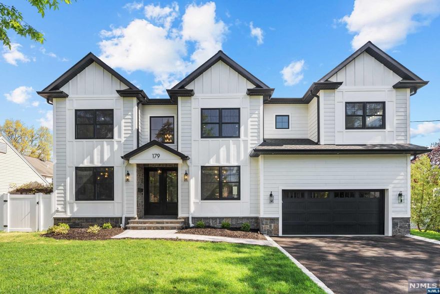 Incredible Brand New Construction 6 bedroom, 5.5 bathroom home on the ultra-desirable WEST SIDE of Paramus! Stunning Features & Finishes throughout the entire home. Gracious 2 Story Foyer greets you upon entry. Functional Layout with Office / Library & Formal Dining Room (w. Butler's Pantry) flanking the Foyer. Continue along to the breathtaking 2 story Great Room that is open-concept to the Chef's Kitchen w. Huge Center Waterfall Island, Double Ovens, Bev. Center, & Plenty of Cabinet Space. Bedroom w. a Full Bathroom plus 1/2 Bathroom, Mud Room, & access to 2 car garage completes the 1st level. Head upstairs to the IDEAL Primary Bedroom Suite, with a Sitting Room & Primary Bathroom w. radiant heated floors & double walk-in-closets. Spacious Junior Suite w. Full Bathroom plus 2 addt'l Bedrooms w. a shared Jack & Jill bathroom. Basement hosts Media Room, Rec Room, Bedroom, & Full Bath. Nicely Sized Yard that is landscaped with multi zoned sprinklers & Fully Fenced In! Do Not Miss!