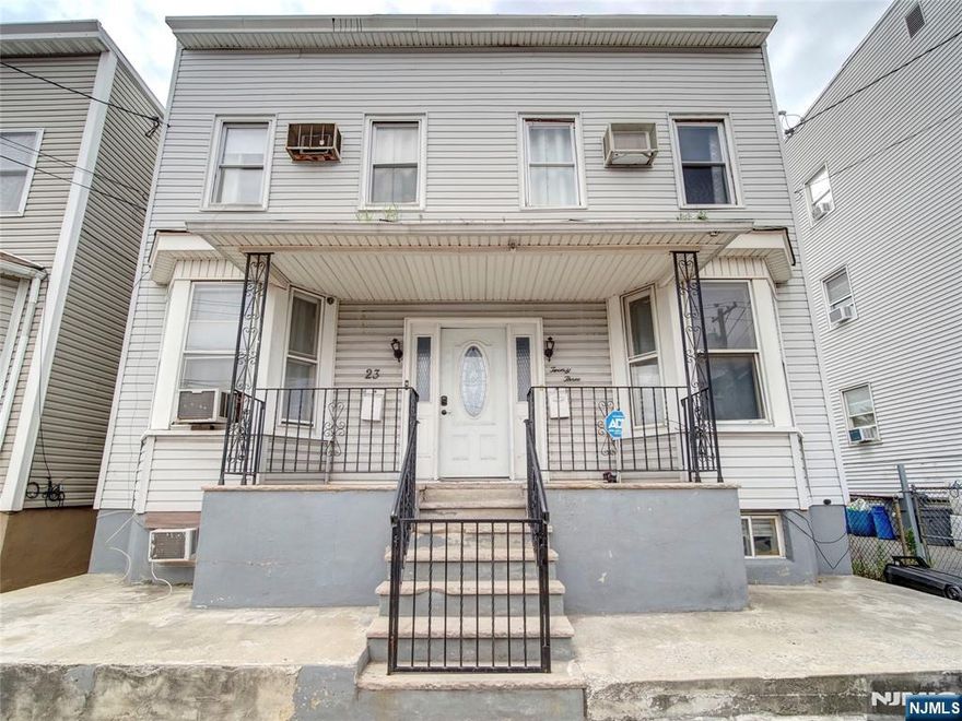 Right in Ironbound, Newark, your multi family investment search ends here! Welcome to 23 Foundry St, Newark, NJ 07105 " A Prime Opportunity in the Heart of Ironbound!This legal 2-family home is perfectly located right off Ferry Street in one of Newark's most desirable neighborhoods, Ironbound, Newark. Whether you're an investor seeking rental income or a homeowner looking to live in one unit while renting out the other, this property offers incredible flexibility and value.Each unit features two spacious bedrooms and one full bathroom, providing comfortable and functional layouts. The finished basement includes bonus rooms with a separate walkout entrance perfect for extended living, guest space, or additional income potential (buyer to verify use).Enjoy the oversized backyard, ideal for gatherings or creating your private outdoor retreat. With its unbeatable location in the Ironbound known for its vibrant culture, restaurants, and transportation access this is a rare opportunity to own a versatile and income-generating property in a thriving community. Being sold AS-IS.