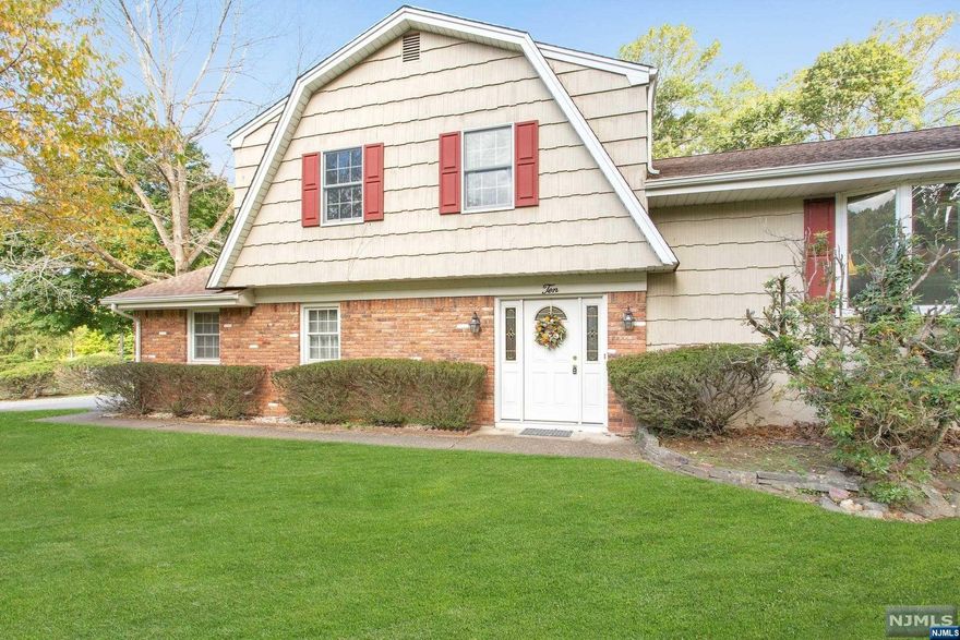 Looks, location and low taxes make this gracious home quite the catch! Set on a quiet neighborhood block in Montvale's sought-after west side, this beautifully maintained home offers a spacious, open entertaining floorplan surrounded by an acre of lush landscape and private park-like grounds. Distinguished by bright rooms and beautiful living spaces to include a full finished lower lvl, this pristine home accommodates grand entertaining and comfortable daily living with grace and ease. Warm & inviting family room with woodburning frplc, sprawling living room with large bay window leads to banquet sized dining room and spacious modern eat-in kitchen with sliders to deck. Primary BR w/FBath, 2 addt'l bedrooms and full hall bath. This Bergen County gem presents a residential opportunity unlike many others, only 25 miles to Manhattan with convenient access to NYC transit, highways, shopping, restaurants an Top-Rated schools. Truly a remarkable find-Suburban Living at It's Finest!