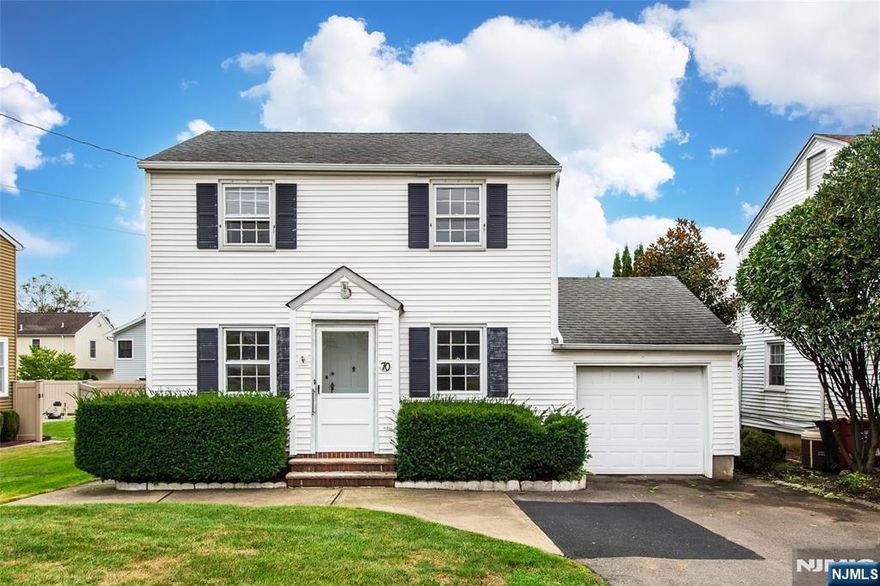 Fall in love with this charming two-three bedroom Colonial, located on one of Nutley's most desirable streets. Be the first to occupy this home since it was completely refurbished from top to bottom. This home features an airy, new kitchen, spacious family room, and ample closet space. The basement includes plumbing for a future full bath, plenty of storage and endless possibilities. Conveniently located near schools, parks, shopping and major transportation. Start creating your lasting memories.