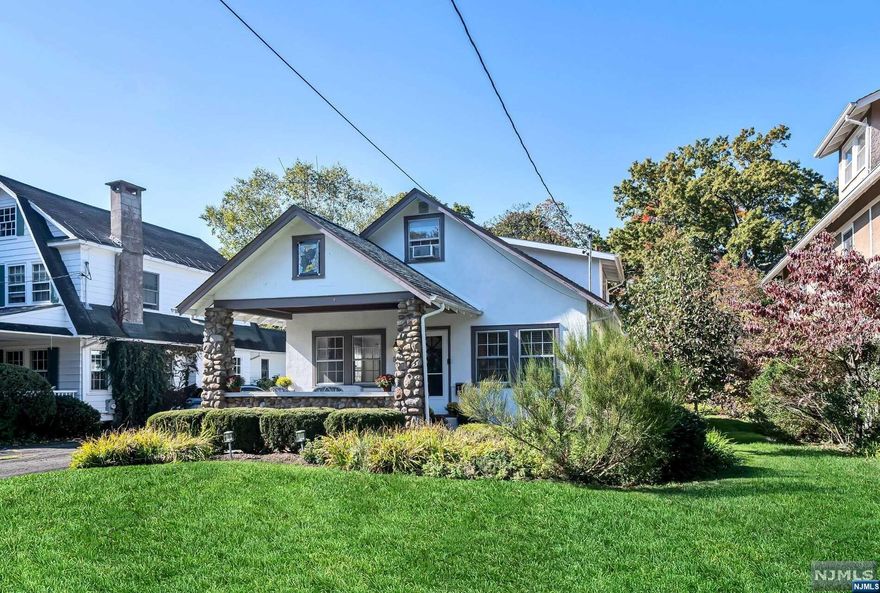 Nestled on a tree-lined street in beloved Somerville school district, this charming 4 BR/ 2 BTH Colonial Cape is ideally located 1/2 block to NYC bus and in close proximity to parks and all 3 schools. Enjoy your coffee on the stone-pillared front porch or relax on the back screen porch overlooking the patio and sweeping lawn. Step inside a light-filled living room w/a dramatic stone FPL and warm hardwood floors. The sunny formal dining room leads to a modern, eat-in kitchen w/ceiling-height transom windows, movable center island, stainless appliances and granite counters. The kitchen opens to an adjoining family room and screened porch w/access to the backyard. The 1st floor bedroom, which can also serve as a home office, is conveniently located next to the full bath. Upstairs are 3 BRs, a spacious FBTH, and large storage area. The fin bsmnt offers add'l living space, perfect for a rec room and/or home office, plus laundry and abundant storage. Detached garage with storage shed.