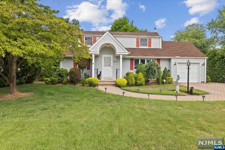 Welcome to this expanded cape cod located on a cul de sac in the Milnes section of Fair Lawn. A well maintained home inside and out, this approximately 1900 sq ft home features the option to have your primary bedroom en suite on the first floor or to utilize the spacious bedroom upstairs. A family room on the 1st floor is the ideal space to relax or entertain in front of the gas fireplace. Access to the deck and fenced in backyard from the family room or dining room area. Don't miss this opportunity, call today for your private tour.