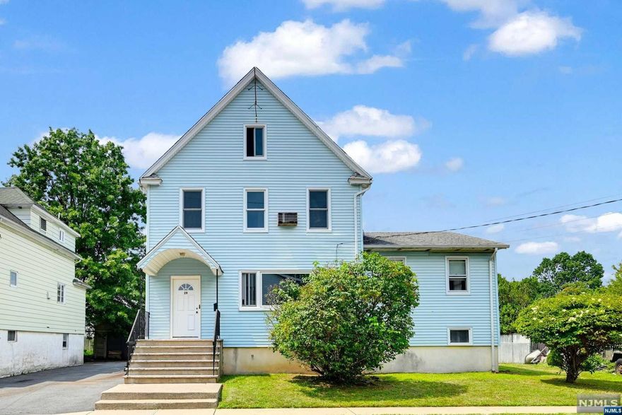 Fabulous 2 family home. Great opportunity to live on 1 floor and rent out the 2nd apt. for additional income monthly. 1st flr features large sun-drenched living room Modern Kitchen with door to rear deck that overlooks rear fenced in yard. 3 Bedrooms 2 full baths plus laundry room & 1/2 bth Family room with sliders to rear yard. Unfinished basement,2 Car Garage. 2nd flr features living rm, Eat in Kitchen, 2 bedrooms bath. Plenty of closet space, washer hookup, wall A/C. Walk up attic with additional room.