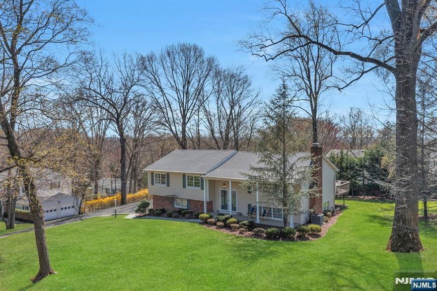 Ideally situated in one of River Vale's most desirable neighborhoods on a beautiful 127x140 lot, this pristine, spacious, 4 bed, 2.5 bath home offers a perfect blend of room, convenience and comfort. Featuring a large Living Room with fireplace, Dining Room and sunlit eat-in updated kitchen perfect for everyday meals and entertaining with sliding glass doors to the 2 tiered deck and backyard. Also on the 1st floor youâ€™ll find a primary bedroom w/shower bath, 3 good sized bedrooms, and a hall bath. On the ground level youâ€™ll find a family room w/fireplace, office, half bath with laundry room, and 2 car garage with storage space and access to the patio and backyard. Top rated schools just minutes away, this is the ideal place to call home. Pride of ownership, donâ€™t miss this opportunity to own a beautifully maintained property in a truly exceptional location--make it yours!