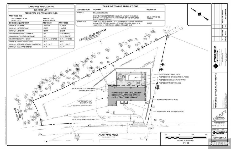 Beautiful residential lot in most desirable town of Woodcliff Lake. Just waiting for you to build your dream house. Mature trees, great neighborhood, excellent school system, wonderful swim club, county park, train and bus to NYC, close to everything. Rendering is to give a buyer an idea as to what can go on this property.