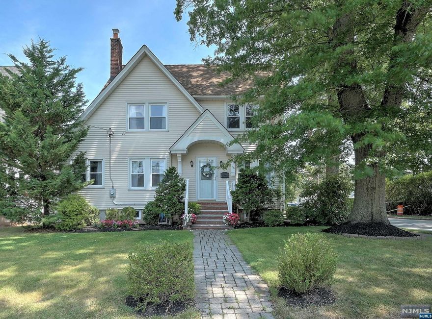 Lovingly maintained and updated, you will love this 4 bedroom, 3 full bath colonial in desirable Verona in total move in condition. There are beautiful dark hardwood floors, updated kitchen with quartz counters, a new backsplash as well as new LG stainless appliances. The new tile kitchen floor looks like slate. The large living room has a sweet den beyond the French doors which can be an office or a sitting area for reading, etc. The second floor bathroom has a double sink and two huge drawers to hide away all your toiletries. The bedrooms are all nice sized with the third floor having its own full bath!! You will be surprised at the size of the dining room for gatherings. The basement is finished with its own European AC system. The backyard is a pretty oasis, like the secret garden, leading to the two car finished garage. Verona has a great school system and wonderful restaurants, a town pool second to none, beautiful Verona Park, designed by the Olmsted of Central Park fame.