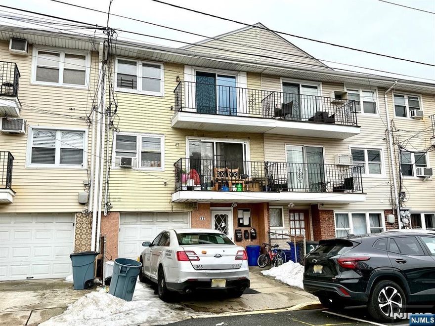 Freshly painted top floor apartment with balcony and 2 good-sized bedrooms Kitchen with Quartz countertops and oak cabinets. Refrigerator, Gas range & new range hood included. Available to occupy immediately. Maximum occupancy: 4 people. Tenant pays all utilities except cold water. No pets. Coin-operated washer & dryer a few houses down the street. 1.5 months security deposit. No pets, no loud music and no smoking in or near the apartment. Application, tenant credit & eviction check ($40 per working adult), and proof of ability to pay rent required. Short walk to Harrison Path Station, shopping, schools & buses. Convenient to NJIT, Rutgers, NJPAC, Prudential Center, parks, Turnpike, Parkway, Rt. 280 & Rt. 21. Rent can be reduced by $50 per month if Tenant can commit to snow removal from the sidewalk and front path promptly after it snows.