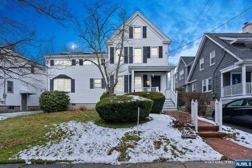 Charming Colonial Farmhouse with Endless Potential in Desirable Radcliffe Section of Nutley! Welcome to a piece of history in this 3-bedroom, 2-bathroom colonial home, its roots as a charming farmhouse. Nestled in the sought-after Radcliffe section of Nutley, this property combines the allure of a bygone era with the convenience of modern living. As you step onto the large lot, you're greeted by the nostalgic charm of this farmhouse, offering a glimpse into Nutley's rich history. The potential is vast in this home that's waiting for your personal touch. While it needs updating, the bones and character of the house are intact, providing a fantastic canvas for your vision and creativity. The interior features three spacious bedrooms, providing ample space for those who love to entertain. The two bathrooms add convenience and functionality. Picture cozy evenings creating memories with friends in the heart of the home expanded great room.