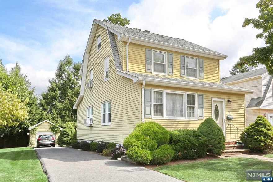 Large colonial home well cared for by long time owners! Spacious 60 x 115 property! Entry foyer, living room, sun room, formal dining room, kitchen with separate eating area, convenient half bath. Upstairs three good size bedrooms and full bath. Bonus finished walk up attic was 4th bedroom. Full semi finished basement. One car garage, new roof (july 2023), gas heat. Terrific location on quiet street!