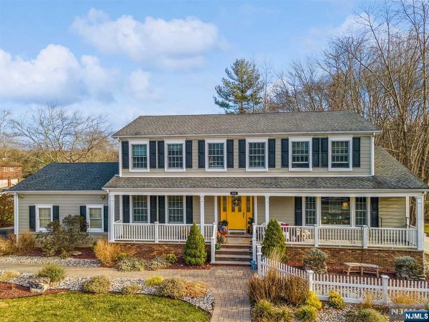 Timeless Colonial with Modern Comforts and Endless Appeal! This stunning Colonial blends timeless design with modern features to create the perfect place to call home. From the inviting front porch to its outstanding curb appeal, every detail has been thoughtfully considered.Inside, the spacious, open-flow layout offers effortless movement between rooms, making it ideal for everyday living and entertaining. At the heart of the home is a warm, welcoming kitchen, perfect for gathering and making memories. The cozy family room, with its fireplace, provides the ultimate spot to relax. Upstairs, beautifully updated bathrooms and comfortable bedrooms offer a private retreat for every member of the family. Outside, a large deck overlooks a sparkling pool, creating the ultimate backyard oasis. Whether hosting a summer barbecue or enjoying a quiet evening, this space is sure to impress. Combining elegance, comfort, and functionality, this home is truly a must-see!