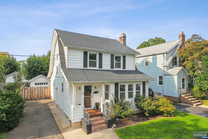 Step into your dream home, a beautifully renovated Colonial gem in Bloomfield Township's Oak View Neighborhood. With 3 Bedrooms, 1.5 Baths, and a Finished 3rd Floor, this cozy haven is perfect for lasting memories. Imagine hardwood floors, a gas fireplace, and gatherings in the living room. The 1st floor features a Living Room, inviting Kitchen, Dining Room, Powder Room, and relaxing Sunroom. Upstairs, find 3 tranquil bedrooms and an updated bath with radiant-heated floors. A flexible 3rd-floor space suits your unique needs. The basement includes a Laundry Room and Storage. Enjoy a new Roth Oil Tank and accessible Natural Gas. Outdoors, a deck, fenced yard, detached garage, and fresh roof offer allure. Oak View school is 2 blocks away, NYC bus stop a block away. Experience modern living with timeless elegance. Make this Bloomfield treasure yours. View now - your future awaits!