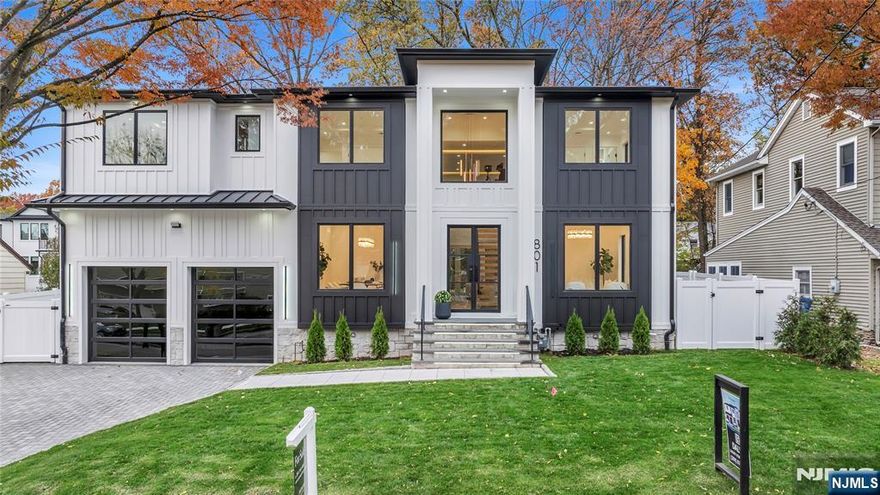 Discover this modern masterpiece in Paramus, NJ. An unparalleled blend of contemporary luxury and California-inspired elegance crafted for todayâ€™s discerning buyers.Designed by a premier local builder, this brand new residence showcases a dramatic 20â€™ entry foyer and great rm with floor-to-ceiling windows, a striking fireplace wall, and expansive natural light for seamless indoor-outdoor living.Just 20miles from NYC, this stunning home offers 6Bed/7 baths, and soaring architecture perfect for both commuters and luxury enthusiasts.The chefâ€™s kitchen features sleek two-tone cabinetry, quartz counters and backsplash, hidden pantry,premium appliances,and a waterfall island.Enjoy the floating glass-and-iron staircase with LED highlights, sophisticated lighting fixtures,glass garage doors,and manicured landscaping. The spa-like primary suite boasts a rainfall shower,soaking tub,and custom walk-in closet.Each junior suite includes a private bath and walk-in closet,with laundry on the second floor for convenience.Designer finishes throughout reflect a commitment to quality and modern style.The open-concept layout connects the great room, formal dining, rec room, butlerâ€™s pantry, movie theater, gym, sauna, wet bar, and lower-level private suite.Double French doors open to a lush backyard, ideal for gatherings.Located in one of Bergen Countyâ€™s most sought-after towns renowned for top schools, shopping, parks, and easy access to NYC.Donâ€™t miss your chance, schedule a private