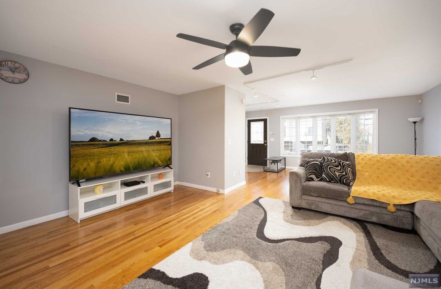 Beautifully maintained young single family home located on prime location in Palisades Park. No need to share your backyard with next home, your own backyard. Ideal for extended family. First floor with large open living space, gourmet kitchen with stainless appliances ,granite counter top, private large deck from your kitchen, laundry area. Second floor with high ceiling master bedroom with master bath. Two spacious rooms with walk-in closet. Basement with large family room with full bath. Very convenient to commute to NYC, express and local bus line a block away, close to major highways, near shopping near restaurants.