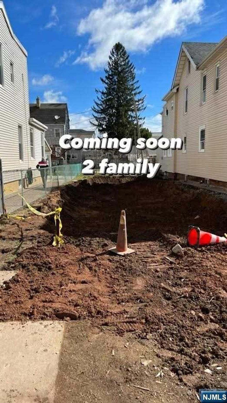 Under Construction !! New 2 Family 2 bedrooms 2 baths over 3 bedrooms 3 bath with family room , each unit has in suite laundry, Granite counters, stainless steel appliances and hardwood flooring Garage parking and 2 spaces outside