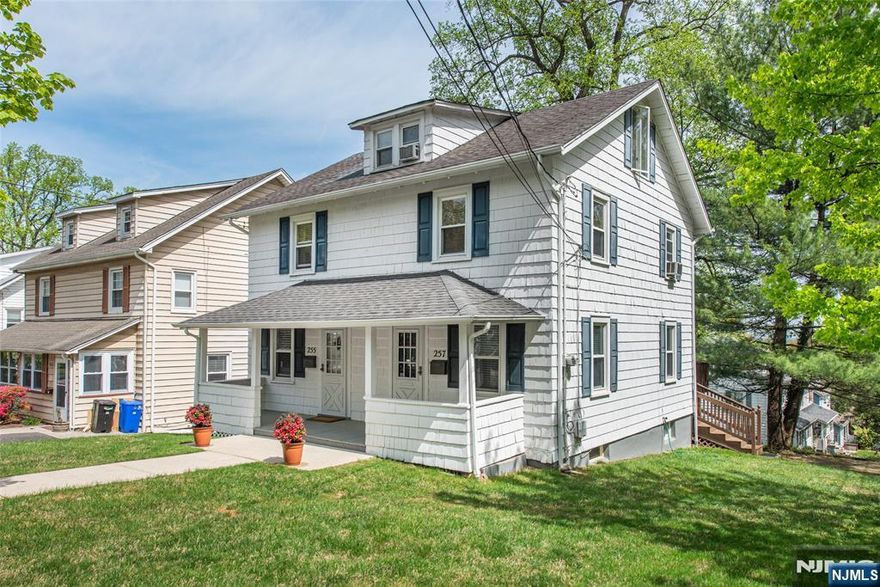 Rare opportunity to own a side-by-side duplex in the highly sought-after Montclair Heights section also designated as Upper Montclair mailing address! Ideally located just steps to NYC transp and Montclair State Unv, this unique property offers the perfect blend of convenience, comfort, and versatility. Each unit lives like its own private home with no one above or below making it ideal for owner-occupants or investors alike. The owner's unit showcases distinctive designer touches, including reverse painted glass, faux painting, custom pecky cypress interior doors, and a renovated kit with SS appliances and Silestone countertops. Relax in the spacious full bath featuring a jetted tub for a spa-like experience. The second unit also offers a renovated full bathroom and equally inviting living space. Both units feature hardwood floors, replacement windows, and access to a full basement with separate laundry areas. The open floor plan on the main level includes a living room with a decorative fireplace flowing into an eat-in kitchen perfect for everyday living and entertaining. Enjoy outdoor living with a large covered front porch welcoming you and your guests, a slate patio, plus a spacious deck overlooking a deep backyard with views of NYC. Separate utilities add even more value and flexibility whether you choose to live in one unit and rent the other or maximize income by renting both. A truly special property offering lifestyle, location, and income potential A Must See!
