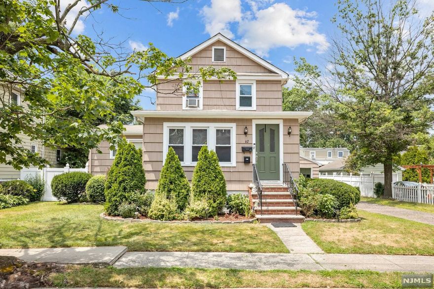 Side hall Colonial with an open floor plan. Entry Foyer with coat closet, Living Room open to the Dining Room and Kitchen. First Floor bedroom and full bathroom (SOT)on the first level. Mud room leads out to large yard, new deck and 2 car detached garage with plenty of room for additional driveway parking. Second Floor has 2 additional bedrooms, full bathroom with shower, and a large hall storage closet. Basement has laundry room and finished rooms which can be used as office space or additional storage. Great curb appeal. Close to all.
