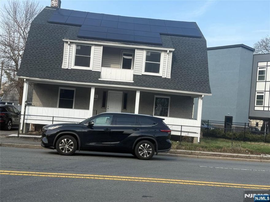 INCREDIBLE OPPORTUNITY TO OWN A RECENTLY RENOVATED INCOME PRODUCING PROPERTY. LARGE LEGAL 3 FAMILY WITH A 1 unit you can rent separate rooms or you can rent as a normal unit. 2ND FLOOR (3RD) RENTAL UNIT) SEPARATE UTILITIES, 2 NEW HVAC SYSTEMS, UPDATED ELECTRICAL AND PLUMBING, LARGE PARKING AREA IN THE BACK WITH A DETACHED 2 OVERSIZED CAR GARAGE, VACANT, PERFECT FOR INVESTORS OR OWNER OCCUPANT. This 3 multi-level property offers a unique layout ideal for both traditional renting The first floor features a comfortable 2-bedroom, 1-bath unit with a living room and kitchen, perfect for owner occupancy or steady rental income. The Second floor, includes 3 Br with a shared bathroom. The Third floor, offers an additional 2-bedroom, 1-bath unit. The windows are new, new roofing, also solar Panel. Conveniently located near Hackensack Hospital, Business District, COURTHOUSE, Major Highways, Shopping and Dining, Ny public transportation for an easy access to New York City. This property is well-positioned for a strong tenant demand with a Projected income 9% cap. First floor rent $2700 Second floor, $1300 per each room, total rent $3900. Third floor projected rent $1900 Garage can be rented for $600-$800 For showings contact 973.333.7171