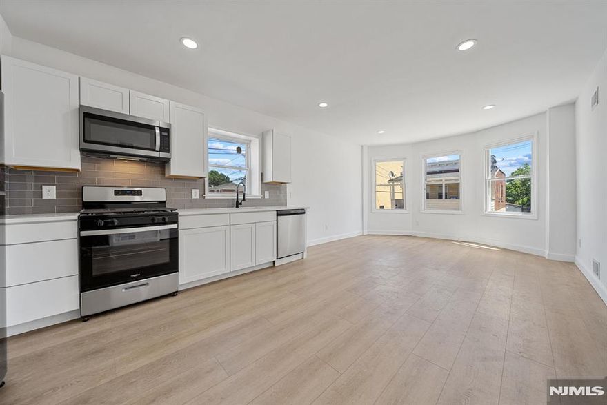 Newly renovated apartment unit in 2 family. Your 1st floor opens to an oversized kitchen with, new Stainless Steel Fridge, Dishwasher, Microwave and Oven. Your kitchen flows into living room. 2 Additional XL bedrooms with plenty of natural light and Full Bathroom complete your unit. Additional space for storage in basement included. Unit is conveniently located to train, bus stop, shopping center and school. Tenant pays for utilities (Gas and electricity). Landlord pays for water and sewer. Pets allowed on conditional basis. Proof of income, Credit Check and Proof of Identity required. Owner is licensed realtor.