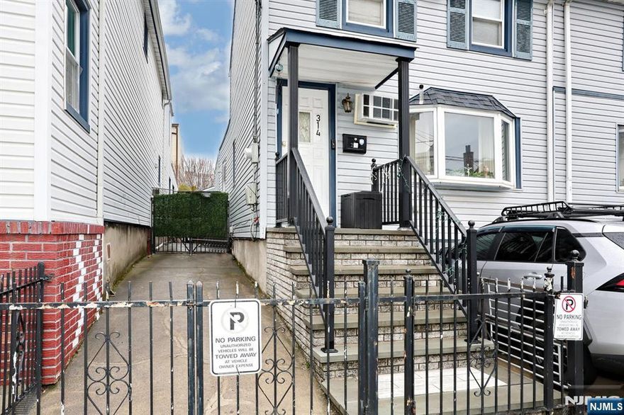 Open House Saturday, March 28 from 12 pm to 2 pm. Perfectly situated between Bergenline Avenue and Park Avenue in Union City! Enjoy unbeatable convenience with NYC and Hoboken bus transportation just steps away. Bergenline Avenue offers an abundance of restaurants, shopping, schools, parks, houses of worship, and everyday essentials right at your doorstep. This charming 2-bedroom home features a spacious and sun-filled living room, an eat-in kitchen, and a generously sized backyard ideal for relaxing or entertaining. The property also includes ample storage with multiple sheds. Parking is a rare find in this location â€” accommodating one large SUV and one midsize vehicle comfortably. A wonderful opportunity to own a well-located home with both convenience and outdoor space.