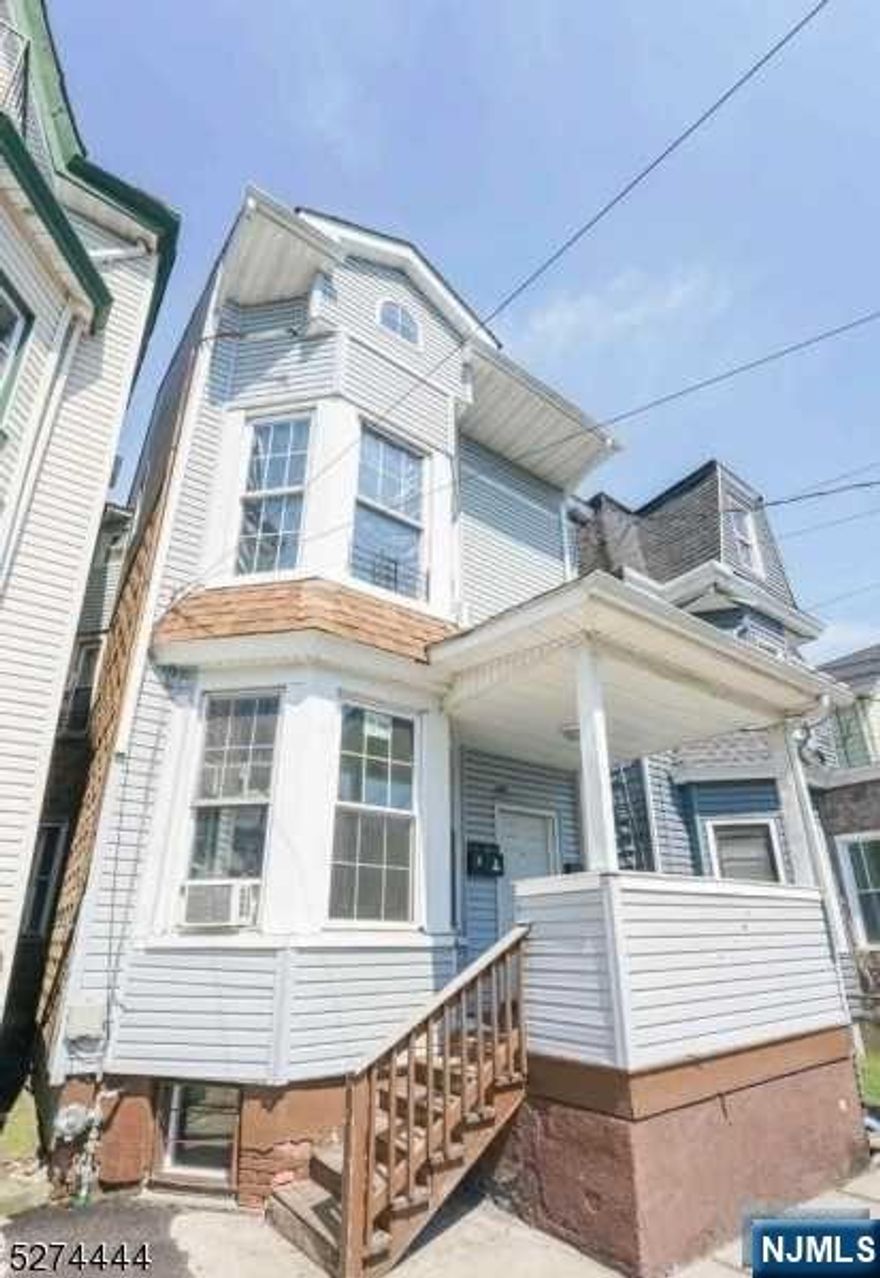 Wonderful investment opportunity in prime location in Paterson. This 3 unit building has updates throughout and is fully rented. Two of the three Units are identical, both have 3 bedrooms & one full bathroom, kitchen, dinning room, and living rooms. Unit 3 is 1 bedroom, 1 bathroom, kitchen & living room. Don't miss out on this perfect opportunity to own a great investment property.