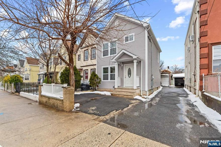 The virtual tour link features a comprehensive video, 3D model & floor plans. https://www.njproper.com/191-harrison Beautiful, fully renovated, move-in-ready home offering space, style, and unbeatable convenience. It features 3 spacious bedrooms, 3 full bathrooms, and 1 half bath, along with a fully finished basement perfect for a family room, home office, gym, or guest space. Enjoy year-round comfort with central air and heat and a bright, modern layout designed for todayâ€™s living. Outside, youâ€™ll find a shared driveway with access to a detached garage for off-street parking and additional storage. Best of all, the home sits directly across from a neighborhood park, offering open green space and a great view right outside your front door. Easy access to NJ Transit bus routes as well as restaurants, cafes, and local shops, making this location both convenient and vibrant. Whether youâ€™re looking for a turnkey home, flexible living space, or a walkable neighborhood, this one checks all the boxes.