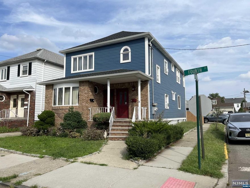 Commuters Dream on a derirable North Arlington Area!! Welcome to this beautiful two-family home on a corner lot. 1st floor has 6 rooms, 3 bedrooms,1 bath, granite counter tops, slider to rear yard. 2nd floor has 5 rooms, 2 bedrooms and a bath. Finished basement with recreational room, full bath and a laundry room. 2 separated gas steam radiator heating system, separate hot water, gas & electric meters, 2 zone lawn sprinkler system, New roof in 2019 and 2 car deatached garage. 1 block to Ridge Road shopping and NYC Bus!! This home is a must see!!