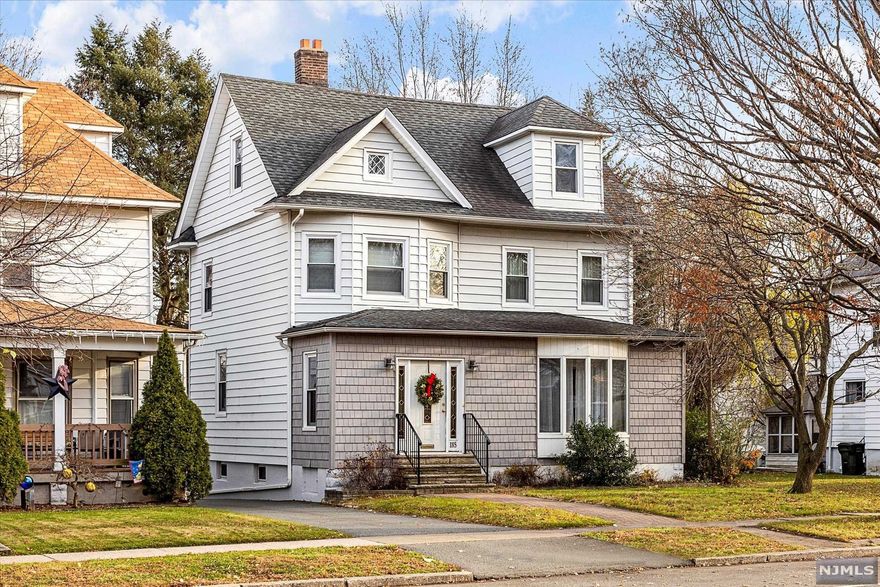 Oversized and well loved home with unlimited potential, near NYC transit and major highways. First floor has living room, formal living room, dining room, kitchen, mud room, pantry, and half bath, with a walk out to deck and backyard. Second floor houses all 4 bedrooms, and full bath. Full walk up to large and open unfinished attic space. Basement has finished family room area, laundry room and additional storage space. 140ft deep lot makes for a great backyard for entertaining. 1/2 block to NJ Transit Bus stops, .6 miles to Rutherford Train Station. Highest and Best due Thursday 12/16/21 at 10am
