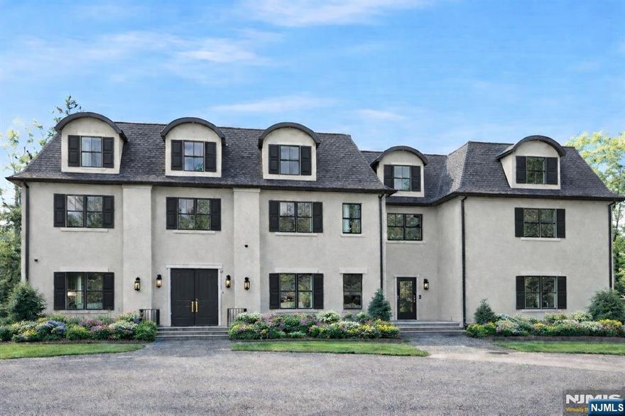 Experience the pinnacle of luxury living on this newly completed 6.2-acre estate, where modern design meets timeless elegance. Built in the 2020s, this custom chateau offers dramatic ceiling heights, radiant natural light, and walls of glass framing serene estate views. Sophisticated finishes include heated porcelain floors, top-tier appliances, radiant heat with hydro coil backup, and an oversized 3-car garage. Designed for comfort and scale, the layout flows seamlessly to expansive terraces and outdoor entertaining areas. A resort-caliber pool by B&B Pool & Spa includes a floating lounge, while covered patios off the great room and kitchen invite year-round enjoyment. The full walk-out lower level transforms into a private wellness retreat with a fully equipped gym, dry sauna, and whirlpool jacuzzi. Ample storage, oversized closets, and meticulous attention to detail throughout. State-of-the-art and move-in ready, this estate offers privacy, luxury, and a lifestyle rarely found.