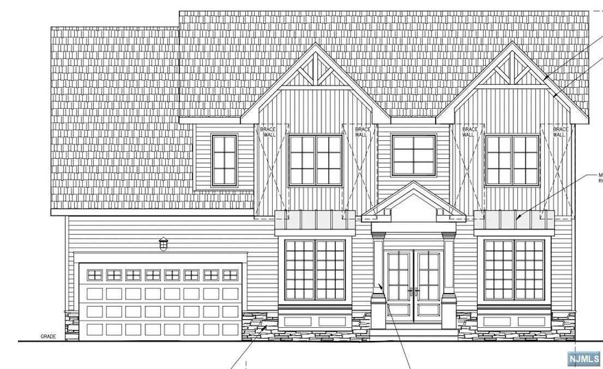 NEW CONSTRUCTION built by RODAK HOMES! Gorgeous 5 Bed, 5.5 Bath with 3 floors of finished living space in the highly sought after Collins neighborhood. Enter the 2 story foyer w sweeping staircase flanked by a formal LR & DR with extensive Millwork. Rich hardwood floors lead to the expansive kitchen & family room with gas fireplace with stone surround; sliders to the deck overlooking the lush backyard. Kitchen is complete with high-end SS appliances, large center island, quartz counters, custom cabinetry & pantry. 1st floor en-suite. The 2nd floor is home to 4 beds with master bedroom designed with a tray ceiling, expansive walk-in closets with custom cabinetry & spa-like bath with soaking tub, stall shower & dual sinks, 2nd bed en-suite; bath & laundry. Finished basement with 9' ft ceilings is equipped with an office, media room, rec room with wet bar & full bathroom. 10 YR BUILDER WARRANTY