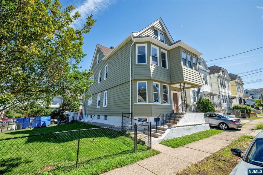This completely renovated 3-family home in Clifton, NJ, presents a fantastic investment opportunity. Units 1 & 2 each feature 3 bedrooms and 1 full bathroom, while Unit 3 on the top floor offers 2 bedrooms and 1 bathroom. The entire home has been updated with modern upgrades thoughout. The units boastnew lighting, new appliances, and new flooring throughout. The entire home has been freshly painted and the basement offers new laundry hookups and additional storage spaces for the future tenants. Perfect for investors looking for turnkey rental income or those who want to live in one unit and rent the others. Conveniently located near amenities and public transportation, this property is a must-see and won't last long. Don't miss your chance to own this upgraded 3 family home. Friday 12/27- 3pm Highest & Best