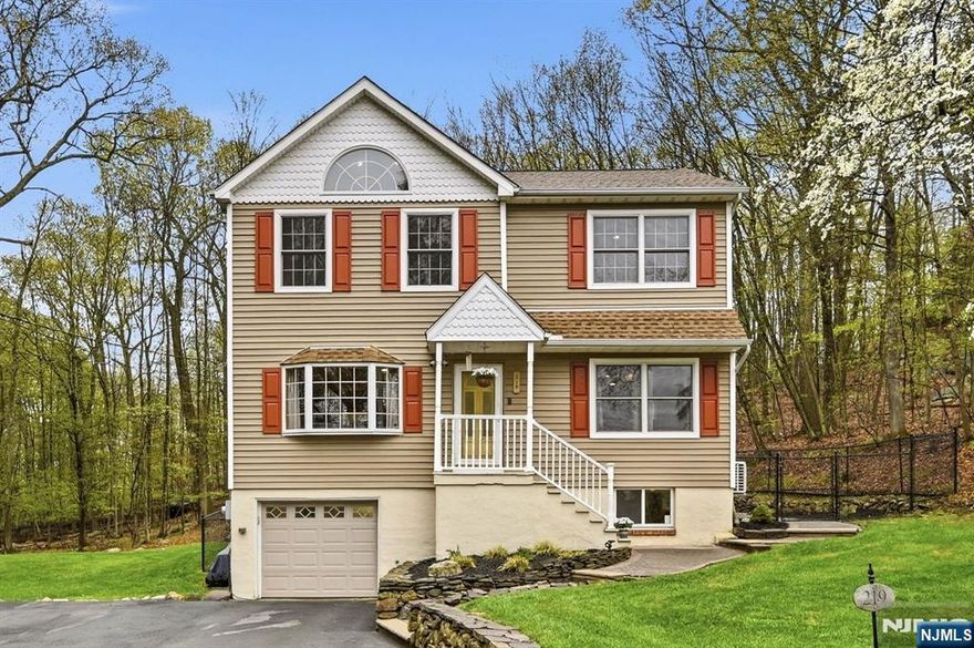 Set in the highlands and surrounded by natural beauty and nearby state parks, this exceptional property offers a true retreat. Enjoy stargazing under a velvet sky or step right from your private backyard onto scenic hiking trails with breathtaking views. Conveniently located just minutes from ski resorts, sailing, fishing, hunting, and sightseeing, it offers year-round recreation for every lifestyle. This beautifully updated Colonial welcomes you with the soothing sounds of a private brook and sits on over 1 acre of professionally landscaped grounds. Inside, youâ€™ll find elegant crown molding, hardwood floors, and soaring cathedral ceilings enhanced by abundant natural light from skylights. The home features 3 bedrooms, 2 full baths, a finished basement, and an enclosed patio perfect for relaxing or entertaining. Additional highlights include an oversized garage, a tool shed, and many more thoughtful upgrades throughout. Be sure to experience the full 3D Virtual Tour & review the comprehensive Documents section, including the Sellerâ€™s Disclosure. All offers must be accompanied by pre-approval letter or proof of funds. Schedule your private showing todayâ€”homes of this caliber rarely last! *Property is taxed in Bloomingdale; however, uses all of Wanaque services [i.e. school, USPS, utilities, driver's license, etc.]*