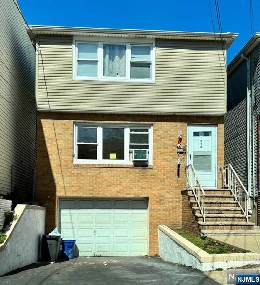 BEAUTIFUL 2 FAMILY FOR SALES! SPACIOUS 5 BEDROOMS 3 BATHROOMS, BACKYARD, PARKING AND GARAGE. PRIME LOCATION! NEAR RESTAURANT, SCHOOL, DAY CARE, WORSHIP, SHOPPING, MAIN AVENUE DOWN THE BLOCK, GROCERY STORES, SUPERMARKET, LAUNDROMAT, CAFE, BANK AND MANY MORE!CLOSE TO PUBLIC TRANSPORTATION AND MAJOR HIGHWAY. MINUTES TO PATH TRAIN TO NEW YORK. UNIVERSITY SHUTTLE BUS IS NEAR BY. CONVENIENCE TO ALL. BY APPOINTMENT ONLY. CONTACT THE AGENT FOR ALL SHOWING ARRANGEMENTS! FULLY TENANTS OCCUPIED. (48 HOURS NOTICE REQUIRED) A MUST-SEE!