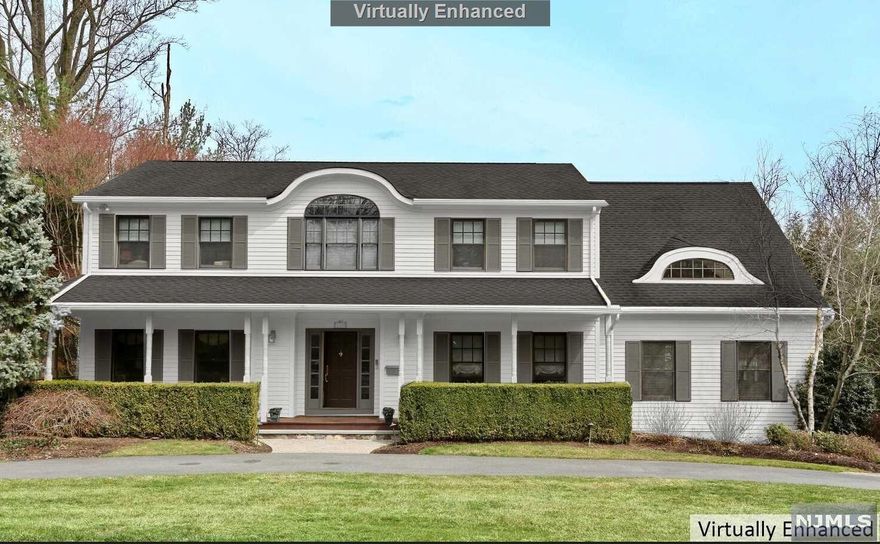 This custom built home has everything today's buyers are looking for. 9ft ceilings on the first floor/hardwood throughout w/designer eat in kitchen with high end appliances opens to an expansive great room. Beautiful built in cabinets throughout the home. Desirable office/bedroom on the main level with a full bathroom steps away. Second level features a large primary suite with a custom walk-in closet and European spa like bathroom. An additional en-suite bedroom, two more bedrooms and another full bathroom complete the second level. Custom closets in all the bedrooms. Full finished basement with guest room/full bathroom, gym and two large entertaining areas. Walkout to the backyard and two car garage with Garagetek system and electric car charger! Conveniently located a very short distance to downtown Ridgewood, bus & trains to NYC!