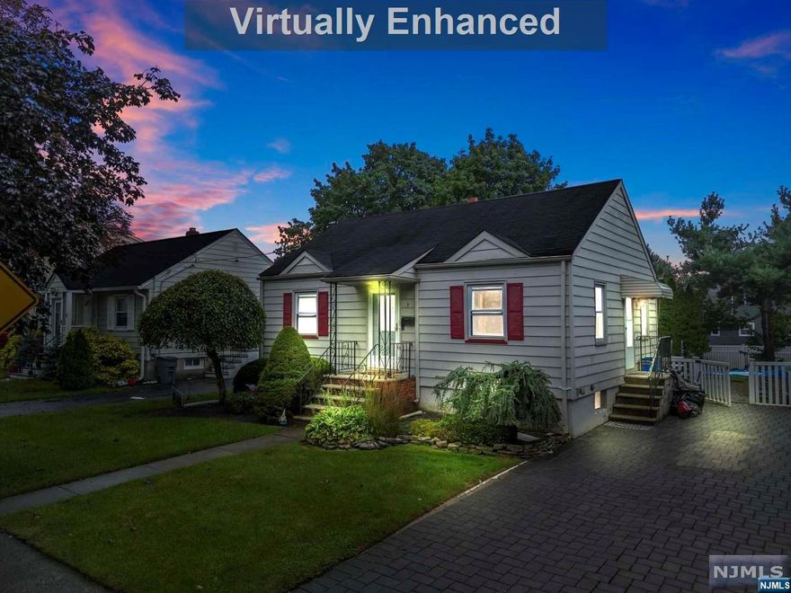 Charming, recently renovated 2 bed/1 bath home in the desirable Maple Valley section of Clifton! The main level features a welcoming front LR, 2 bedrooms, full bathroom, and eat-in kitchen with timeless granite countertops, stainless steel fridge, and wine cooler. Newer vinyl plank floors installed in 2018. The finished basement offers bonus flex spaces for a family room, home office, and entertaining. A large trex deck expands your living space outdoors to a fully fenced-in back yard. Centrally located with quick access to parks, Garrett Mountain reservation, and major highways. Schedule your viewing today!